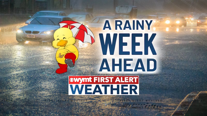 FIRST ALERT FORECAST: Get Ready For Several Days Of Rain Chances