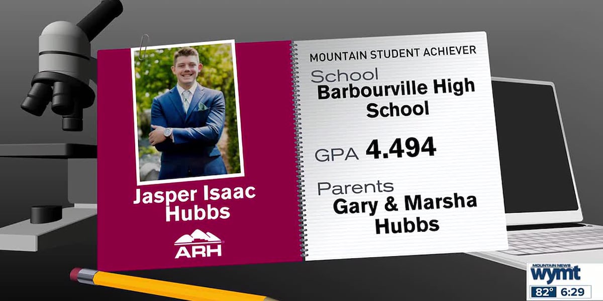 ARH Mountain Student Achiever - Jasper Isaac Hubbs