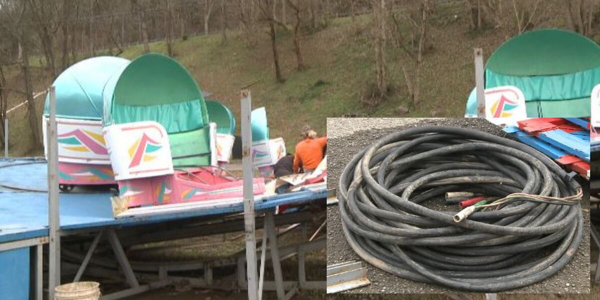 More than $2,000 worth of carnival ride cables stolen from Archer Park