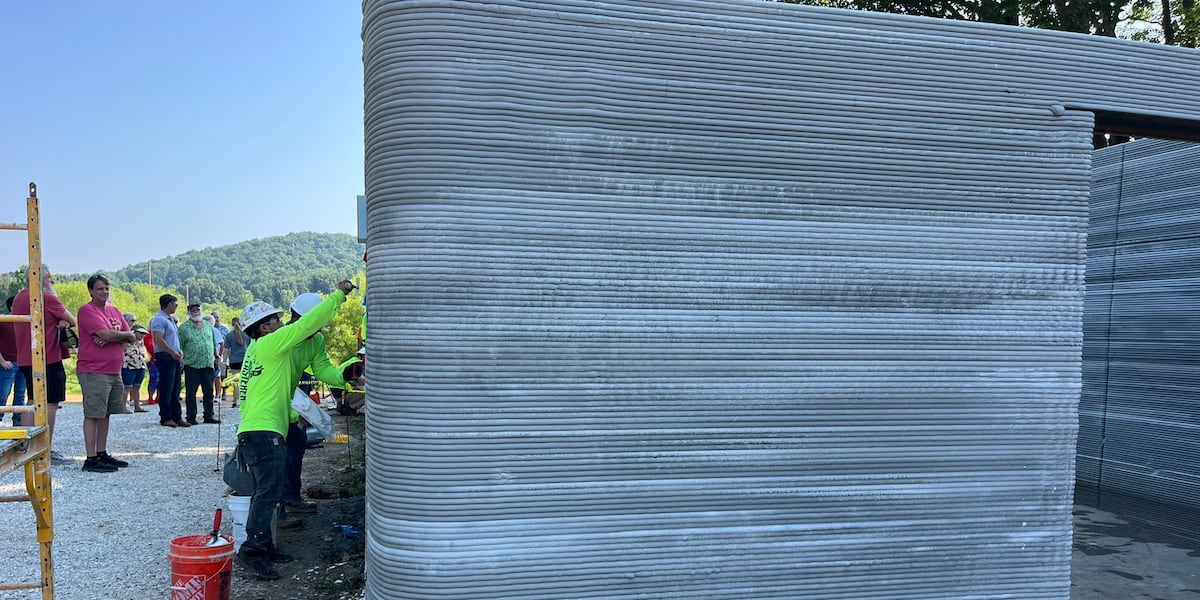 Construction underway on first-ever 3D printed home in Kentucky