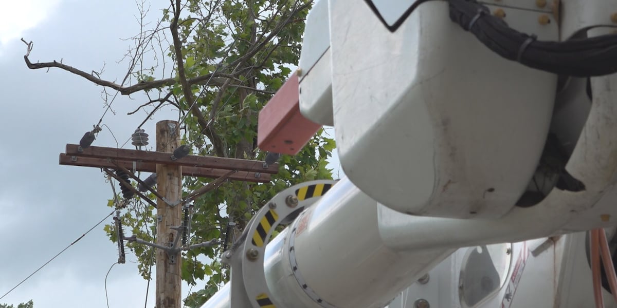 Crews work to line out line issues after severe weather