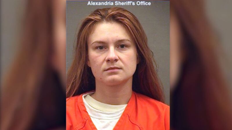 Maria Butina is expected to be released from prison on Friday, Oct. 25. (Source: Alexandria...