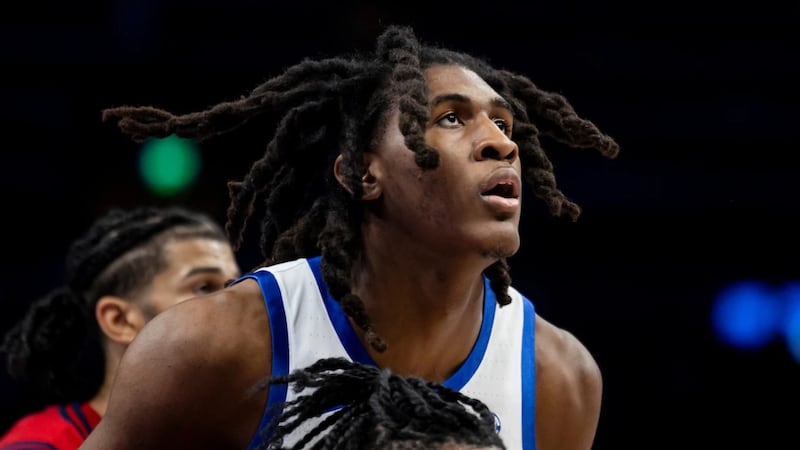 Kentucky center Jayden Quaintance played four games this season before being forced to sit due...