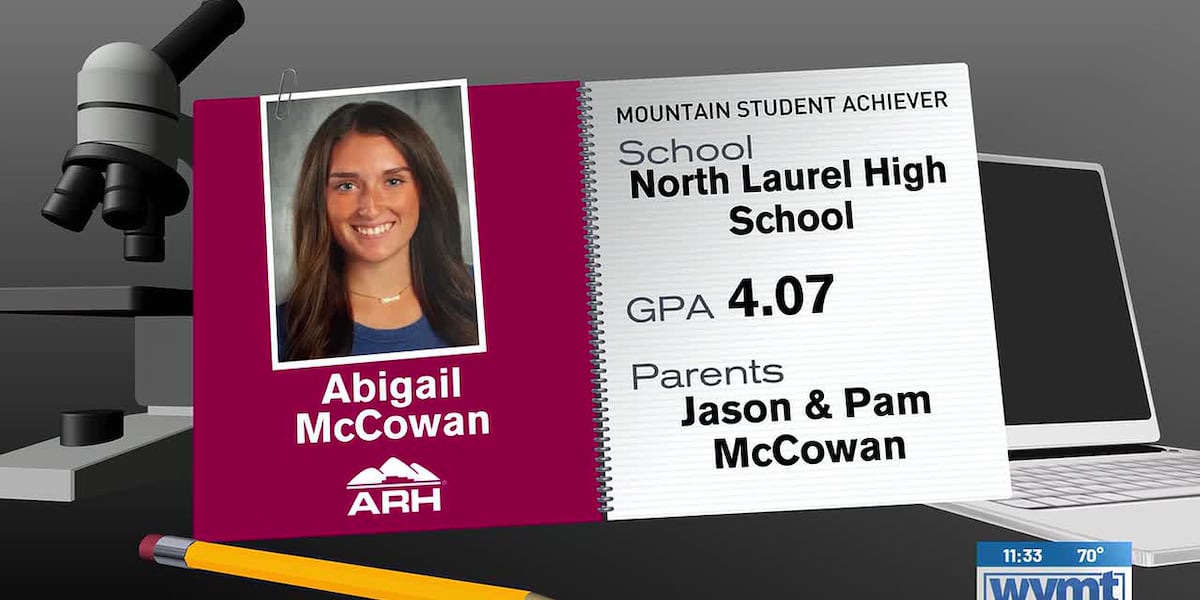 ARH Mountain Student Achiever - Abigail McCowan