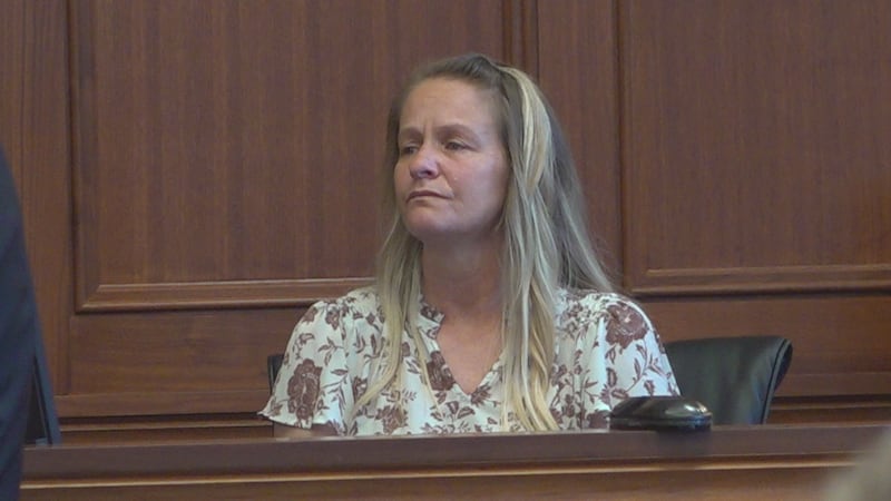 Dusty Ratliff appeared before the court for the second day of her jury trial Wednesday.