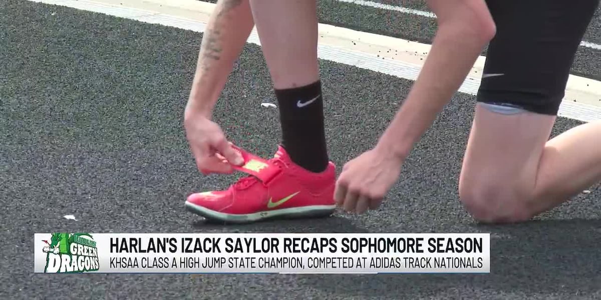 Harlan's Izack Saylor recaps sophomore track season