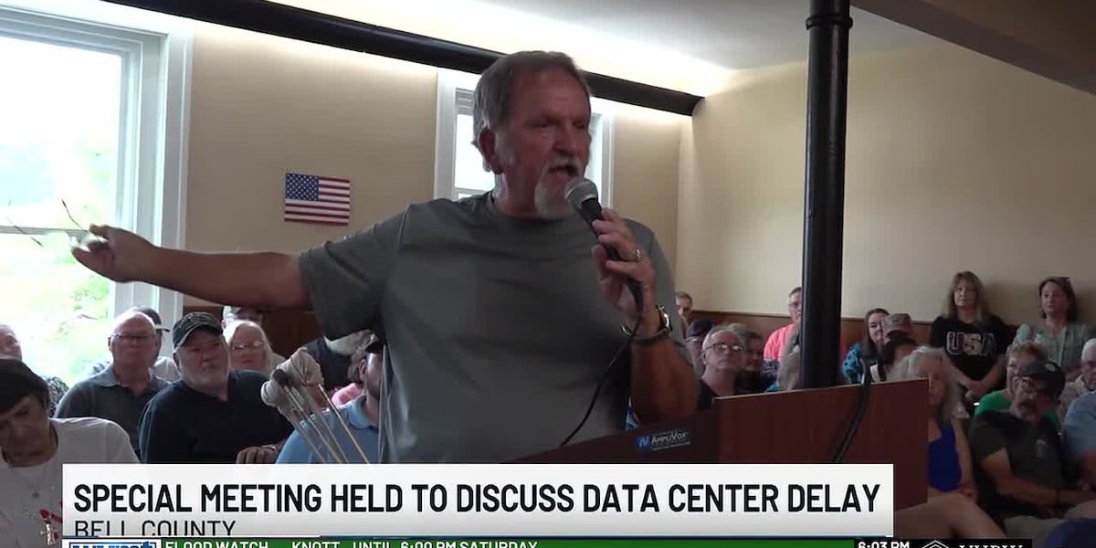 Bell County residents speak out at data center special meeting