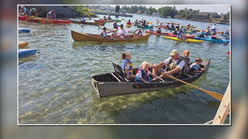 In Alexandria Bay Saturday, the 25th annual Paddle for Betterment poker run took place.